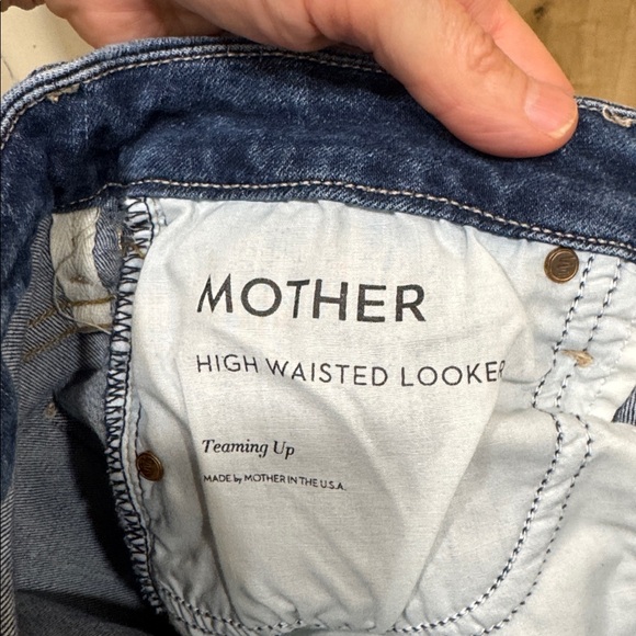 MOTHER High Rise Blue Jeans - Picture 7 of 9